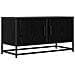 Mobile TV 80 x 34,5 x 40 cm Rovere Nero Legno ingegnerizzato - Foto miniatura 1