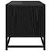 Mobile TV 80 x 34,5 x 40 cm Rovere Nero Legno ingegnerizzato - Foto miniatura 4