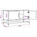 Mobile TV 80 x 34,5 x 40 cm Rovere Nero Legno ingegnerizzato - Foto miniatura 7