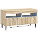Mobile TV LED Rovere Sonoma Legno ingegnerizzato - Foto miniatura 1