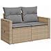 Set di divani 6 pz Beige e Grigio Chiaro - Foto miniatura 9