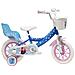 Frozen 12'', Bicicletta Per Bambini, Adatta A Bambini Tra I 3 E I 5 Anni, Per Altezza Tra 85 E 105 Cm, Cestino E Portabambola - Foto miniatura 1