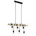 Lampada A Sospensione Townshend 6x60 W Nero E Marrone 95499 - Foto miniatura 1