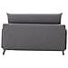 Divano Letto 2 Posti In Tessuto Grigio Belfast - Foto miniatura 6