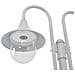 Lampione Da Giardino E27 220 Cm Alluminio 2 Lampade Bianco - Foto miniatura 3