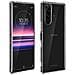 Cover Sony Xperia 5 Silicone Morbida / Pellicola Vetro Temperato 9h Trasparente - Foto miniatura 1