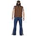 Costume Da Hippie Blu Per Uomo - Taglia: M - Foto miniatura 2
