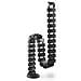 Flex. Cable Routing Adj. Length Cable Management Spine Black - Foto miniatura 1