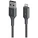Cavo Ricarica Smart LED CAA007BT04GR a USB Tipo A da 1.2 Metri Colore Nero - Foto miniatura 2