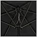 Ombrellone Con Led Nero 200x211 Cm In Alluminio - Foto miniatura 6