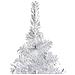 Set Albero Natale Artificiale LED e Palline Argento 210 cm PVC - Foto miniatura 3