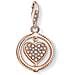 Ciondolo A Forma Di Cuore, In Argento Sterling Placcato Oro Rosa - Foto miniatura 1