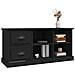 Mobile Porta Tv Nero 102x35,5x47,5 Cm In Legno Multistrato - Foto miniatura 6