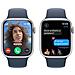 Watch Series 9 GPS + Cellular Cassa 45mm in Alluminio Argento con Cinturino Sport Blu Tempesta - M /L - Foto miniatura 4