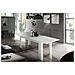 Tavolo Allungabile Nanni, Consolle Allungabile Fino A 10 Posti, Consolle Estensibile 100% Made In Italy, Cm 140/190x90h75, Bianco Lucido Larice - Foto miniatura 1