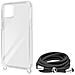 Cover Con Cordino Per Iphone 12 E 12 Pro Rigida Bumper Serie Corda Trasparente - Foto miniatura 2
