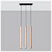 Lampada A Sospensione Pastelo 3l Legno Sl. 1267 - Moderno Lampade A Sospensione Legna 110x30x5 Cm - Foto miniatura 2