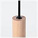 Lampada A Sospensione Pastelo 3l Legno Sl. 1267 - Moderno Lampade A Sospensione Legna 110x30x5 Cm - Foto miniatura 4