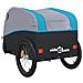 Rimorchio Da Bici Nero E Blu 45 Kg In Ferro - Foto miniatura 8