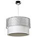 Lampada A Sospensione Polo Mdl2355 In Tessuto Grigio - Foto miniatura 1