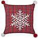 Set Di 2 Cuscini Lonicera 45 X 45 Cm Rosso Modello Natalizio - Foto miniatura 6