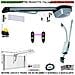 Basculante Kit Automatismo Soffitto Motore 220/24 V 100 Kg Fotocellule Faro Antenna Blindino Sblocco Archetto Oscillan - Foto miniatura 1