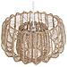 Lampadario Saisi Corda Di Carta Beige - Foto miniatura 5