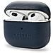Cover Per Apple Airpods 3 In Vera Pelle, Blu Marine - Foto miniatura 3