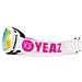 Maschera Steeze Occhiali Da Sci E Snowboard Rosa /bianco - Foto miniatura 3