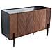 Credenza Vintage A Spina Di Pesce In Noce Da 120 Cm Sequoia - Foto miniatura 1