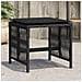 Sgabelli Da Giardino Con Cuscini 4pz Neri 41x41x36cm Polyrattan - Foto miniatura 1
