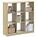 Libreria Rovere Sonoma 102x32x108 Cm In Legno Multistrato - Foto miniatura 1