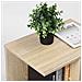 Tavolino Salotto Multifunzione Porta TV Riviste Comodino con Ruote Legno Beige - Foto miniatura 3