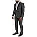 Abito Slim Fit Martini In Seta Bianco Nero - It44 - Xs - Foto miniatura 2