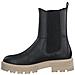 Black Casual Closed Booties Stivaletti Sintetico E Tessile Scarpe Donna Nero Eu 40, 5-25411-39 001 - Foto miniatura 3