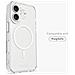 Transparent Case custodia per cellulare 17 cm (6.7") Cover Trasparente, Bianco - Foto miniatura 2