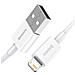 Cavo Di Ricarica E Trasferimento Fast Usb-lightning 2.4a 1,5m, Bianco - Foto miniatura 3