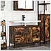 Mobile Lavabo con Cassetti Rovere Fumo 90x34,5x60 cm - Foto miniatura 1