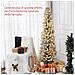 Albero di Natale Innevato con 329 Rami e Luci LED Bianche, in Plastica e Metallo, Ø52x180 cm, Verde - Foto miniatura 5