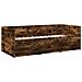 Divano Letto Con Cassetti Senza Materasso Rovere Fumo 90x190 Cm - Foto miniatura 3