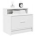 Comodino Con Cassetto Bianco 51x31x47 Cm - Foto miniatura 1