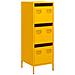 Credenza Giallo Senape 39x35x103,5 Cm In Acciaio - Foto miniatura 2