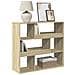 Libreria Rovere Sonoma 100x33x94,5 Cm In Truciolato - Foto miniatura 3