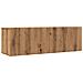 Mobili Tv A Parete 2pz Rovere Artigianale 100x30x30 Cm - Foto miniatura 2