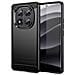 Custodia B-case Tpu Silicone Cover Case Per Poco X7 Carbon Metal Black - Foto miniatura 1