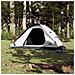 Tenda Familiare a Cupola 6 Persone Bianca Tessuto Impermeabile - Foto miniatura 2