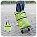Borsa Della Spesa Pieghevole Con Ruote - Green - Foto miniatura 3