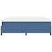 Letto con Box Spring Blu 200x200 cm Tessuto in Corduroy - Foto miniatura 8