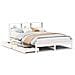 Letto Libreria senza Materasso Bianco 160x200 cm Legno di Pino - Foto miniatura 1