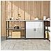 Set di Stoccaggio per Cucina 2 pcs Argento 180 x 50 x 92 cm - Foto miniatura 2